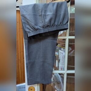 Alfred Dunner Gray Jogger Sweatpants with Elastic Cuffs